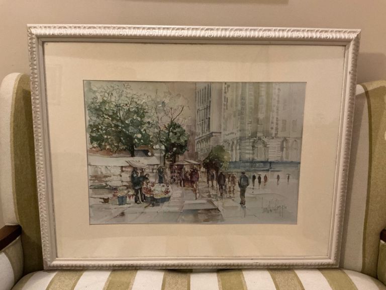 image for Charming city street scene - Luis A Poggio