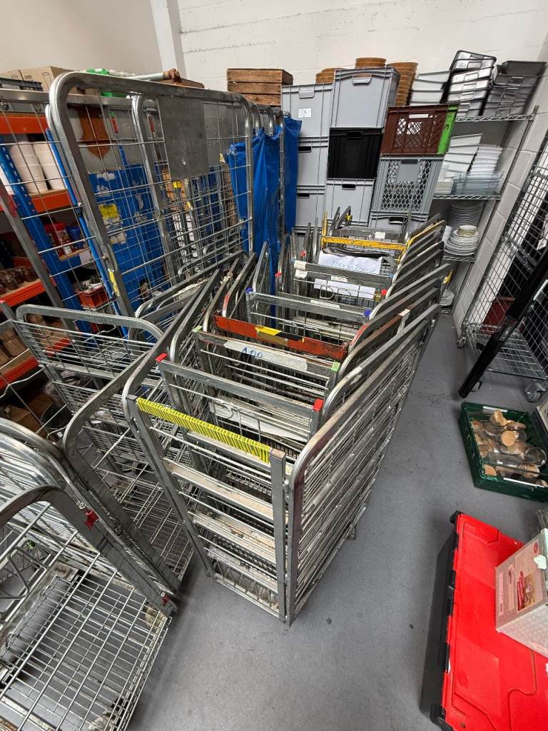 12x Cage Trolley / Milk Trolley