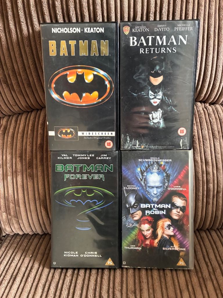 Batman VHS Tape Collection. 
