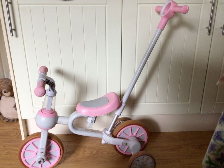 Kids Trike, Bike, Balance Bike With Parent Handle.