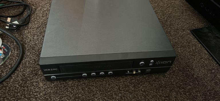 ION VCR cassette player & VHS to Digital PC Converter Video Transfer Player working 