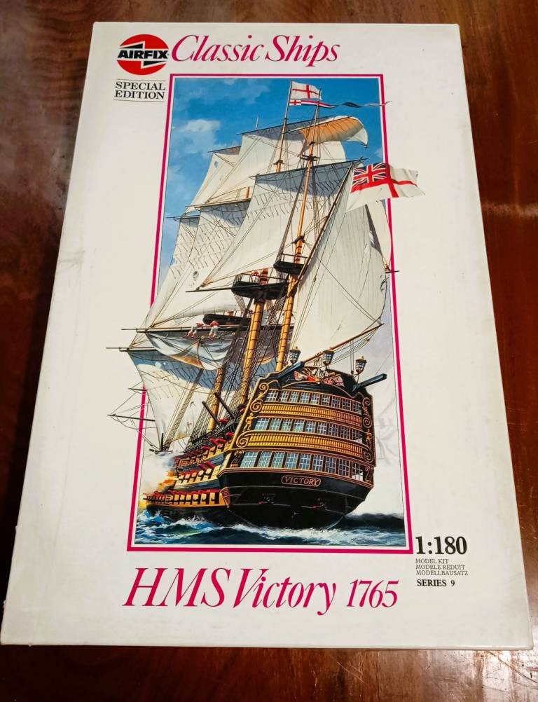 Vintage Airfix kit. HMS Victory 1765 ''Special Edition'' unused. Vintage circa.1988