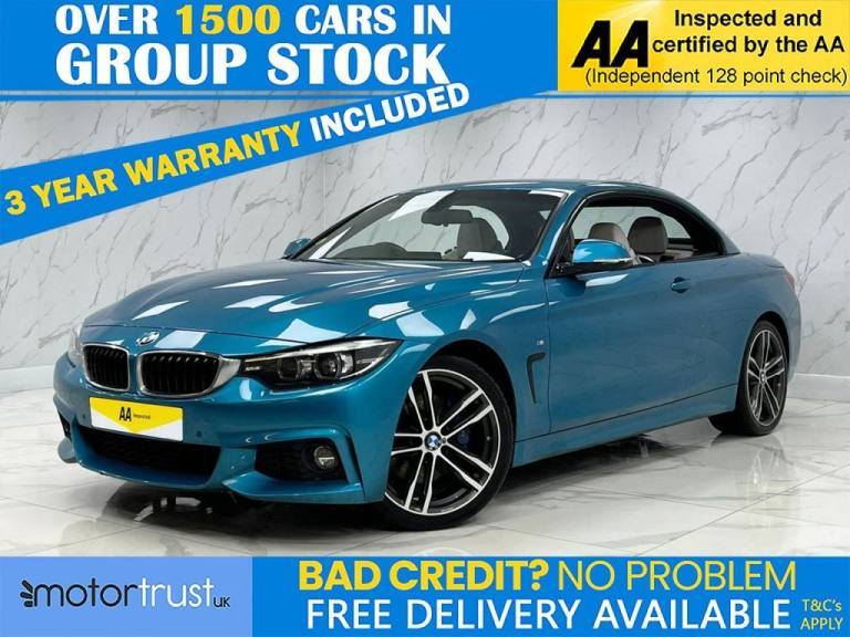 2019 BMW 4 Series 2.0 420d M Sport Convertible 2dr Diesel Auto Euro 6 (s/s) (190 ps) Convertible ...