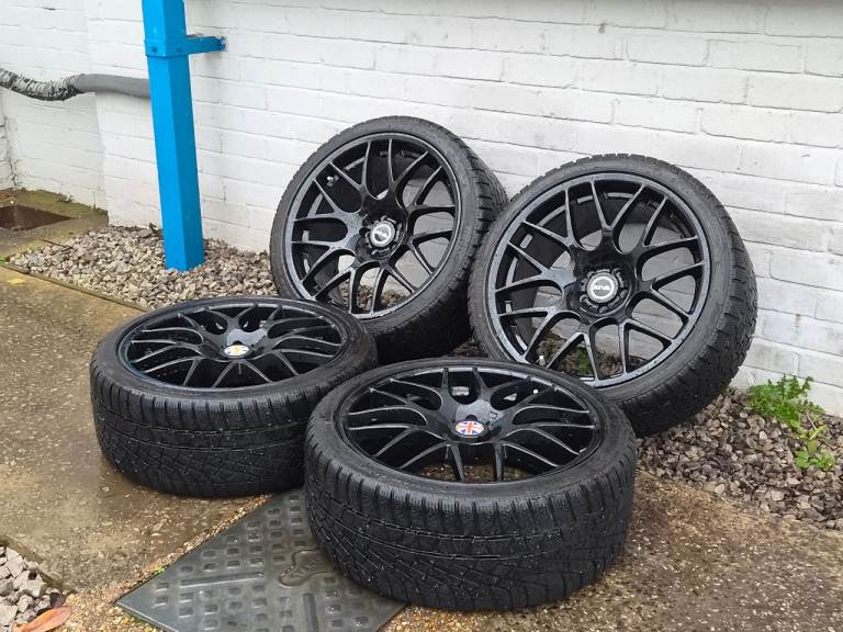 🌟Y Spoke 20 inch STAGGERED 5x108 Alloy wheel with MATCHING PIRELLI TYRES 7M++ JAGUAR FORD VOLVO