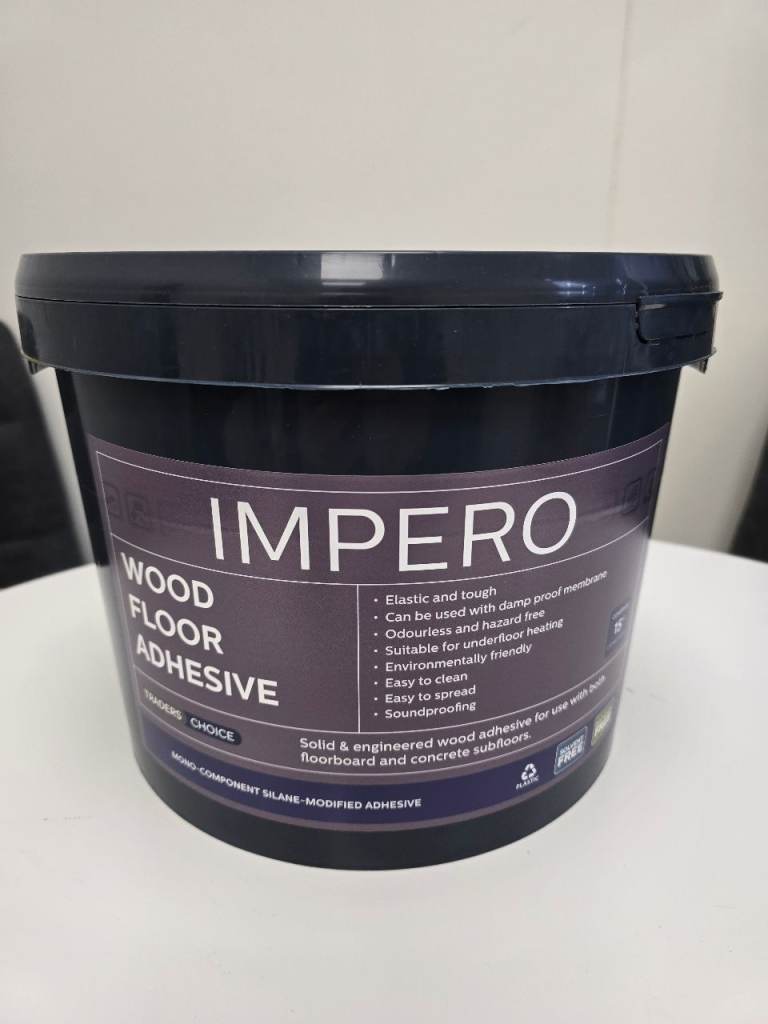 IMPERO Wood Floor Adhesive - New 15kg Tub