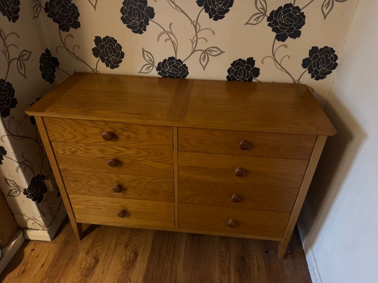 Living room side cabinet - 8 draws