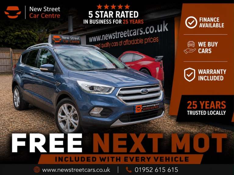 2018 Ford Kuga 1.5 TDCi Titanium Euro 6 (s/s) 5dr HATCHBACK Diesel Manual