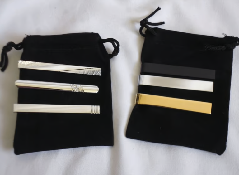 6 Piece Set Mens Tie Bar Clip Set With Gift Pouch New As Pictured. £5 for all - sold together. 