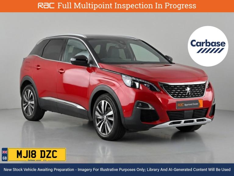2018 Peugeot 3008 1.6 THP GT Line Premium SUV 5dr Petrol EAT Euro 6 (s/s) (165 ps) SUV Automatic