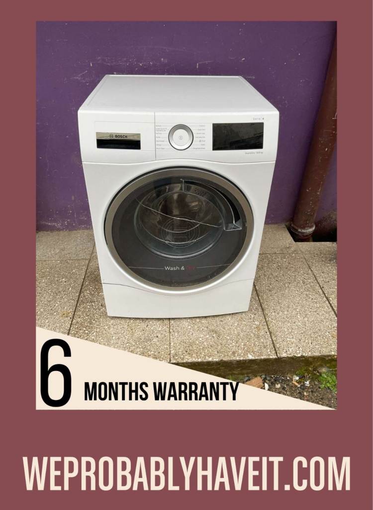 Bosch 10/6kg washer dryer with 6mths warranty (9350)