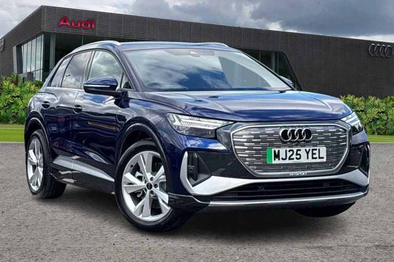 2025 Audi Q4 e-tron 210kW 45 Quattro 82kWh S Line 5dr Auto [Leather] SUV Electric Automatic