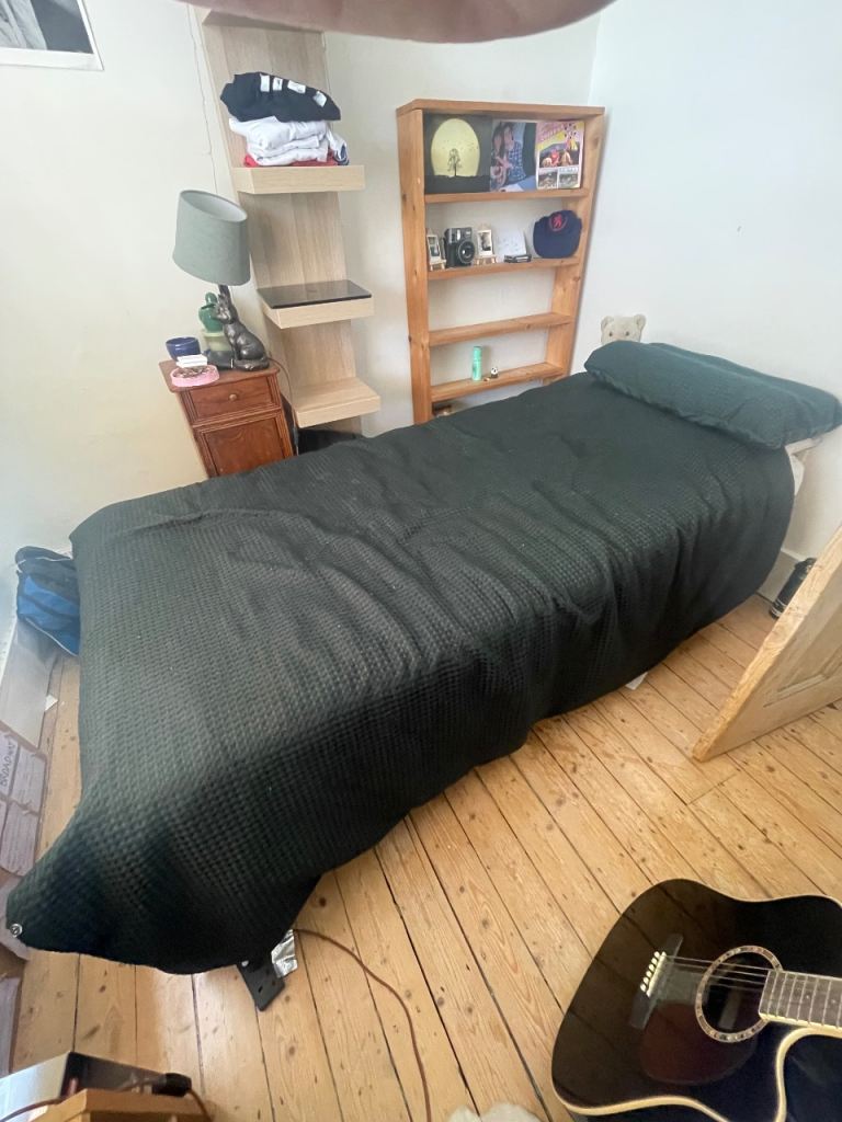 Single Bed and Mattress 