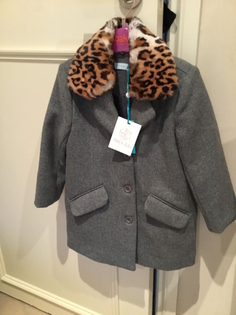 image for Abel and Lula wool mix lined coat age 4yrs