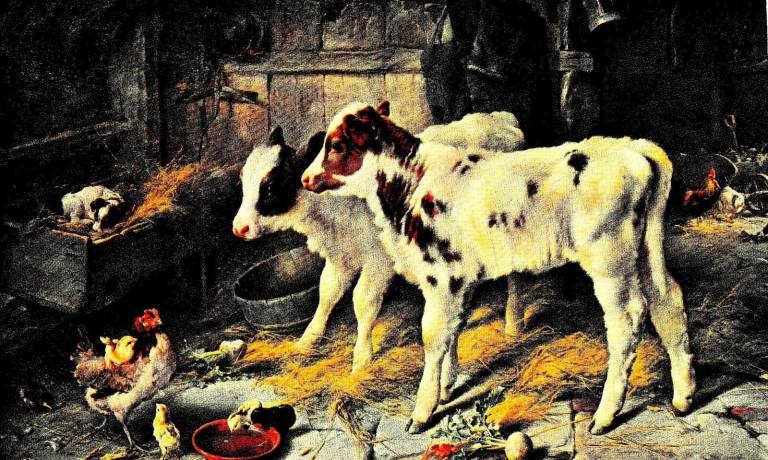 06 Framed Magazine Print The Dog In The Manger By Unbekannt