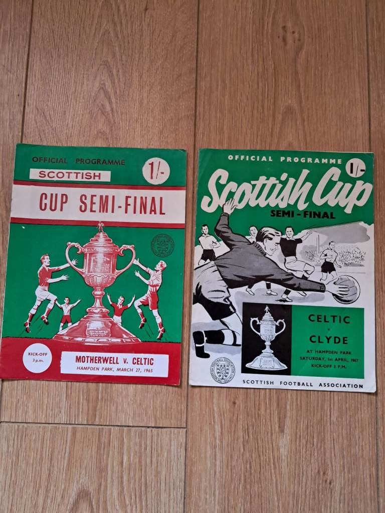 Collectible Celtic FC Football programmes