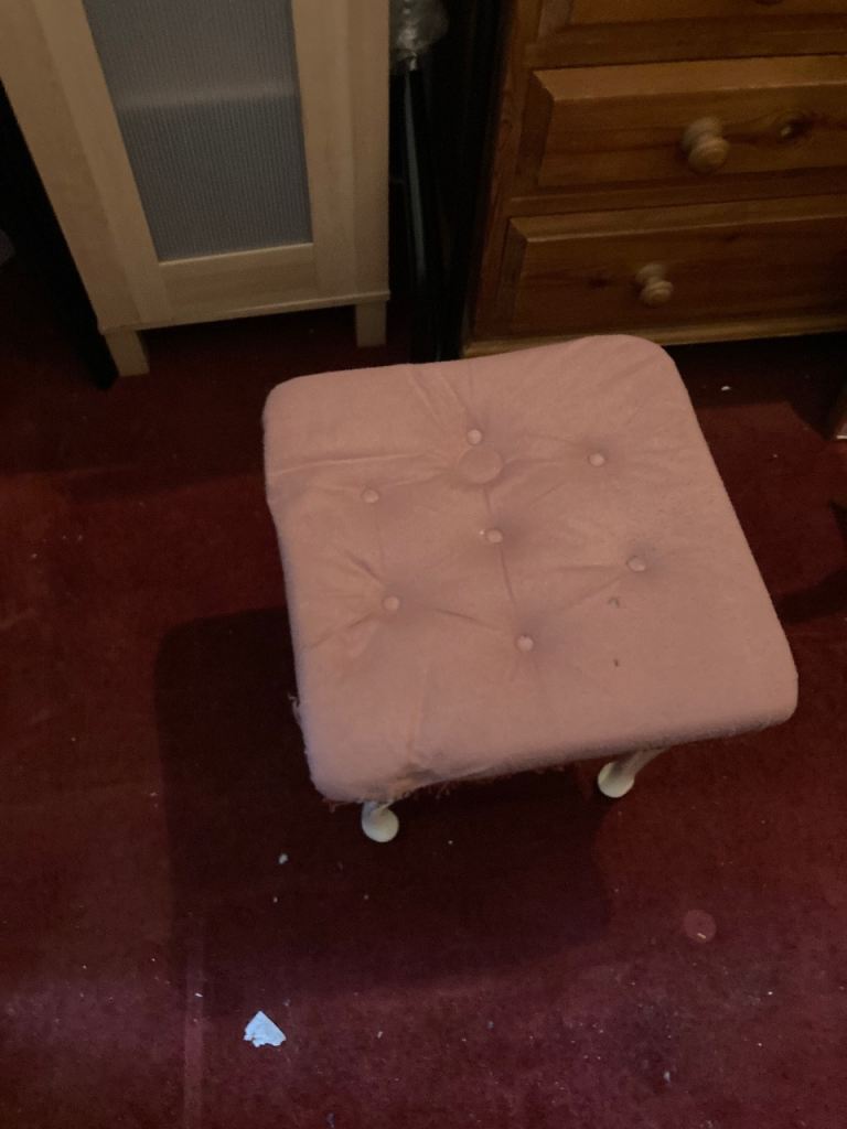 Dressing table stool