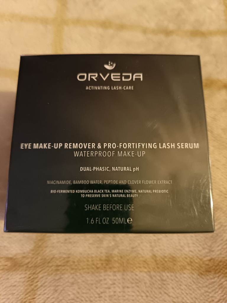Orveda Eye Makeup Remover & Lash Serum 50ml – NEW in Box