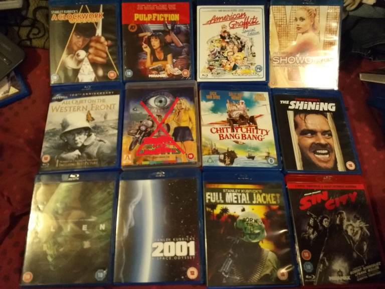 Bluray classic film titles