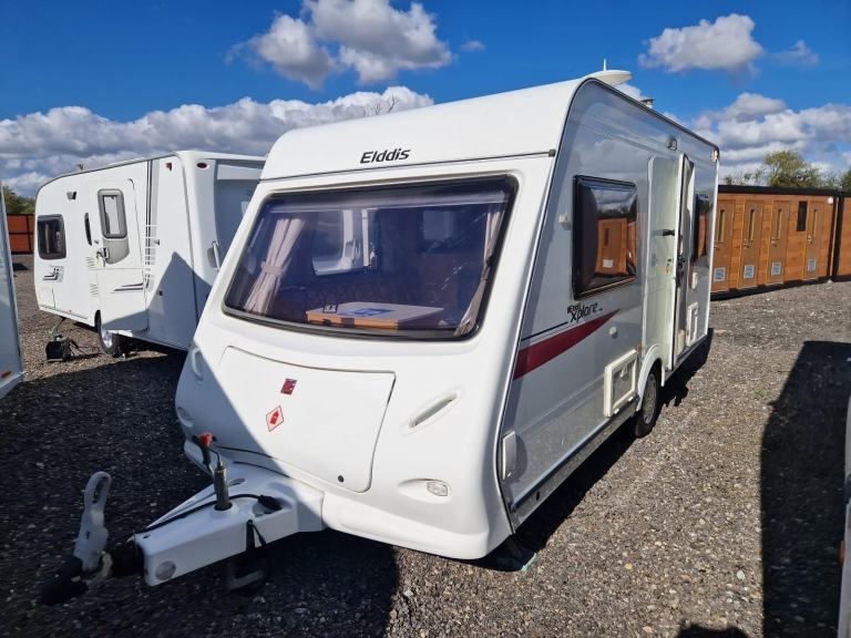 2010 Elddis Lunar XPlore 452 Single Axle 2 Berth Motor Mover Large Rear Bathroom
