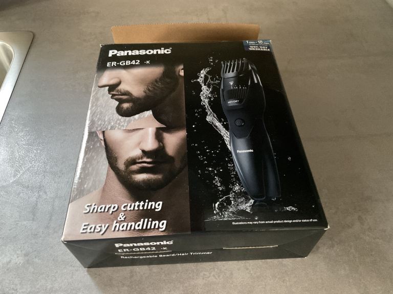 Panasonic beard/hair trimmer model ER-GB42. -K in immaculate condition 