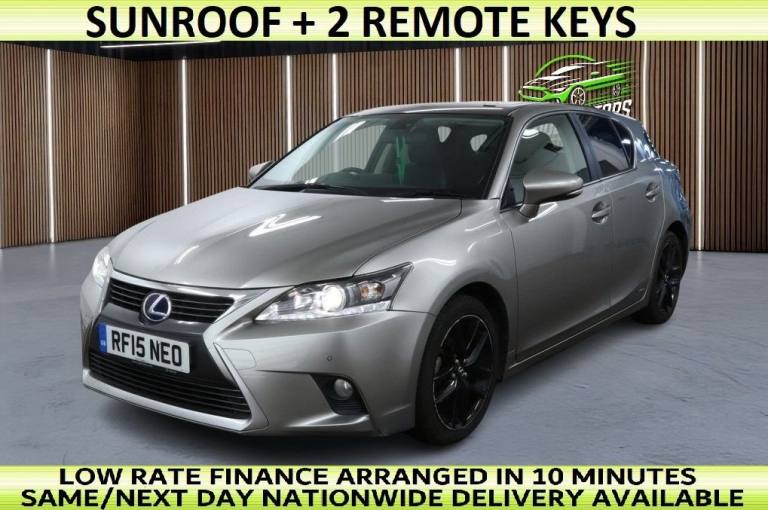 2015 15 LEXUS CT 1.8 200H ADVANCE PLUS HATCHBACK 5DR PETROL HYBRID CVT EURO 6 (S