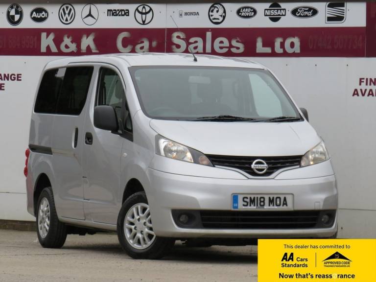2018 Nissan NV200 1.5 dCi Acenta MPV Double Cab 5dr Diesel Manual Euro 6 (7 Seat) (90 ps) MPV Die...