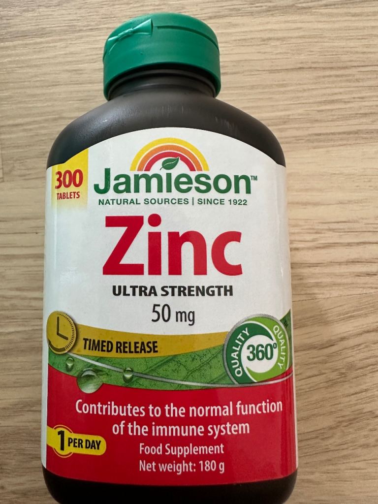 Jamieson Zinc 50 mg 300 Tablet
