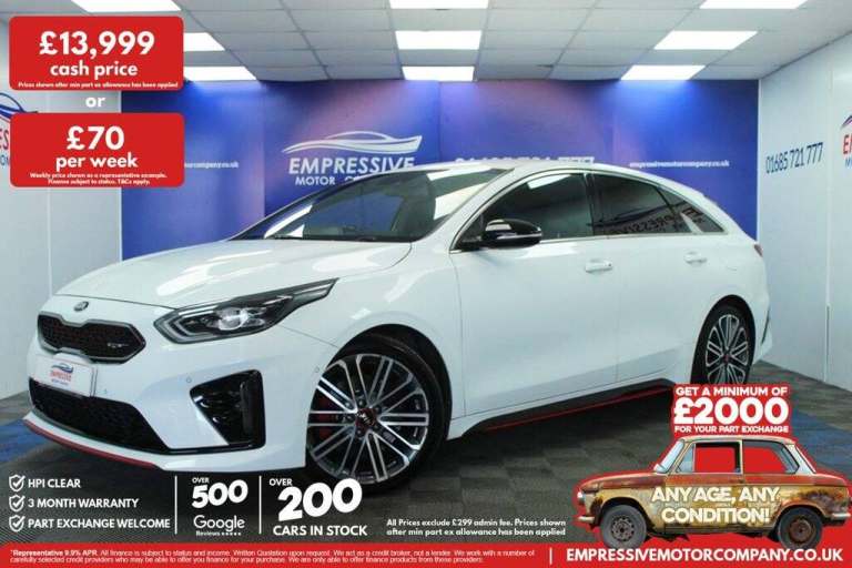 2019 68 KIA PROCEED 1.6 T-GDI GT SHOOTING BRAKE 5DR PETROL DCT EURO 6 (S/S) (201