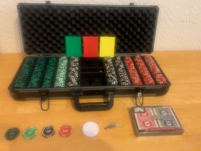 Poker professional set 500 high quality heavy 14gram casino chips