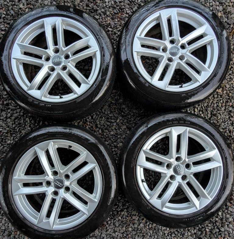 4 x Audi 18" Wheels with Goodyear Eagle F1 tyres