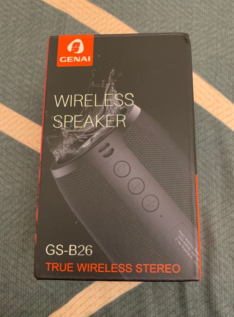 Portable Wireless Bluetooth Speaker, 15W Stereo Mini Waterproof Subwoofer