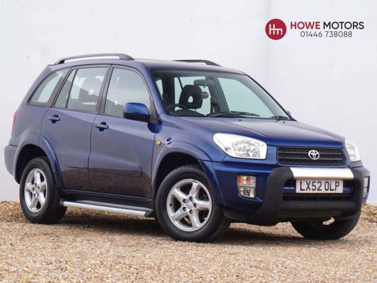 2002 Toyota RAV4 2.0 RAV4 VX VVTi Auto 4WD 5dr SUV Petrol Automatic
