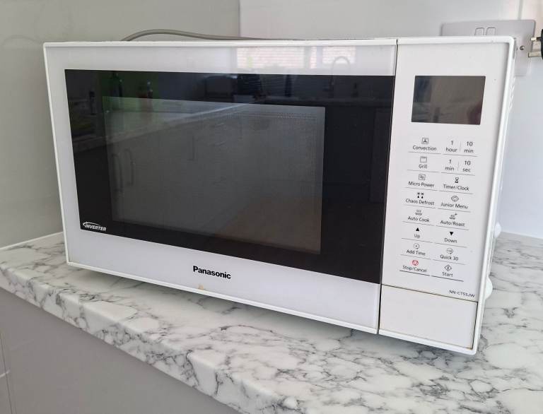 Panasonic combination Microwave Oven – White, Good Condition