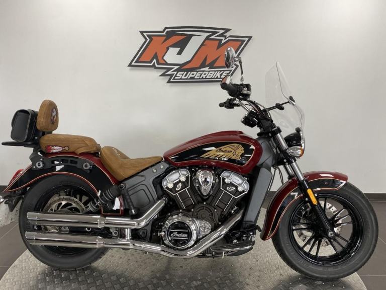 INDIAN SCOUT, 2017/17, JUST 8,793 MILES WITH FSH AND EXTRAS FITTED