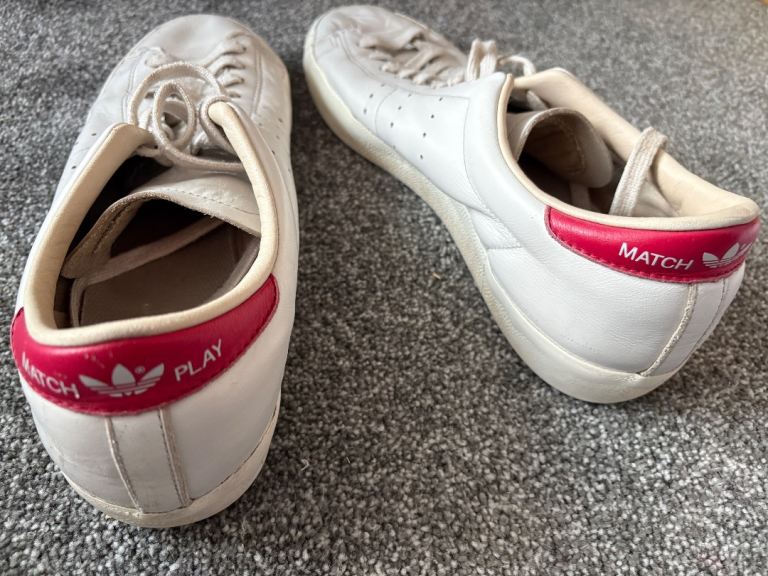 Old worn lads size 12 Adidas trainers