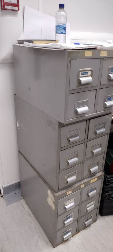 Steel file cabinets