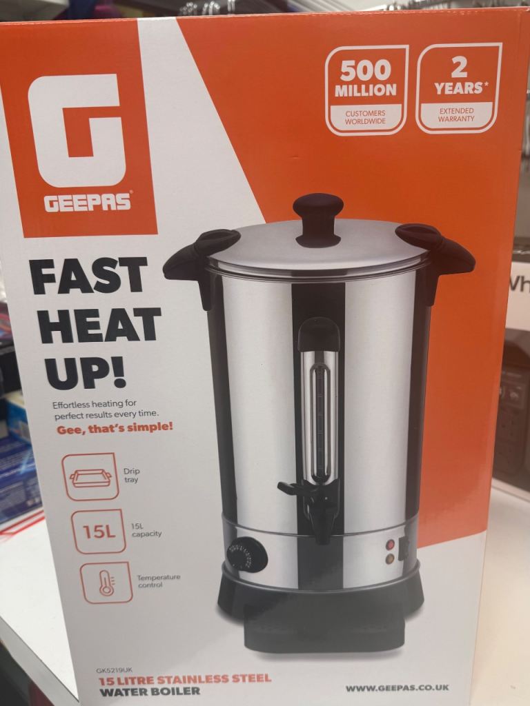 15L water boiler