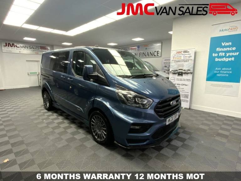 2020 20 FORD TRANSIT CUSTOM 2.0 320 ECOBLUE MSRT CREW VAN 185BHP AUTO L1H1 EURO 