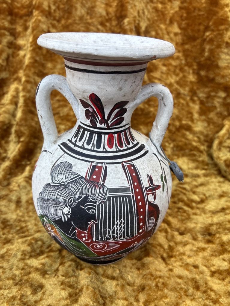 Decorative Ceramic Vase - Ancient Greek Style Design