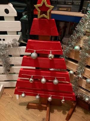 🎅 Garden wood Xmas trees 🌲 