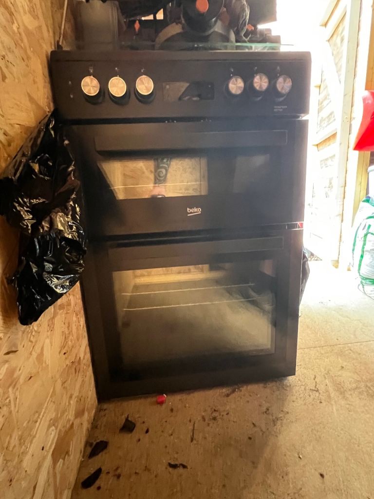 BEKO 60cm Double Oven Dual Fuel Cooker XDDF655