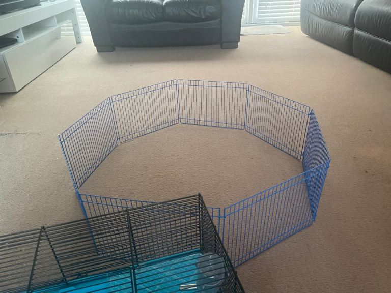 Hamster cage with pen 