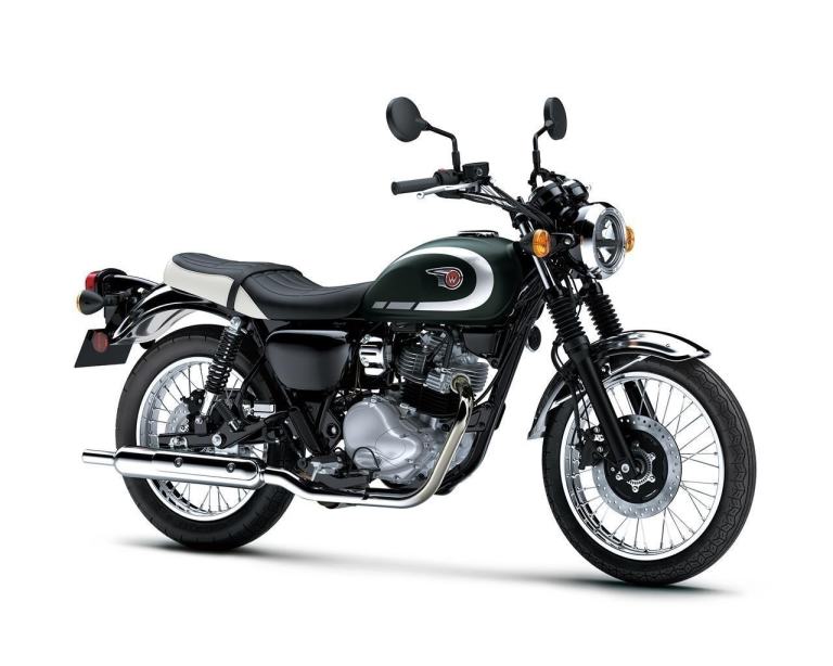 New 2026 Kawasaki Motorcycle W 230 Classic Green DUE AUGUST