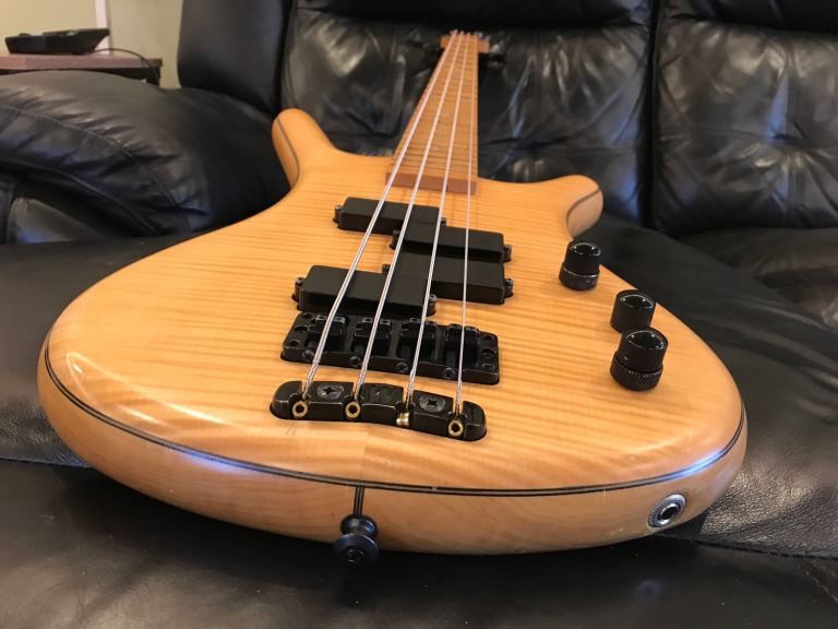 Corvette Ltd edition Hot Rod 4 string bass guitar, 2005 - only 93 made globally. Plays superbly
