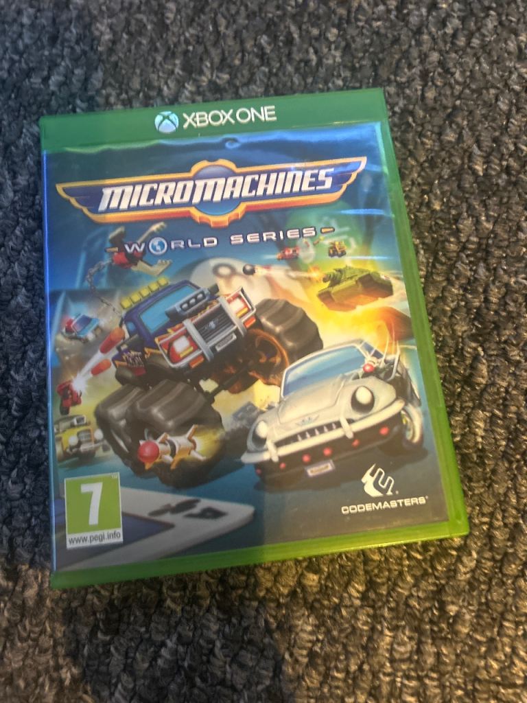 Xbox One Micro Machines World Series Game – Good Condition
