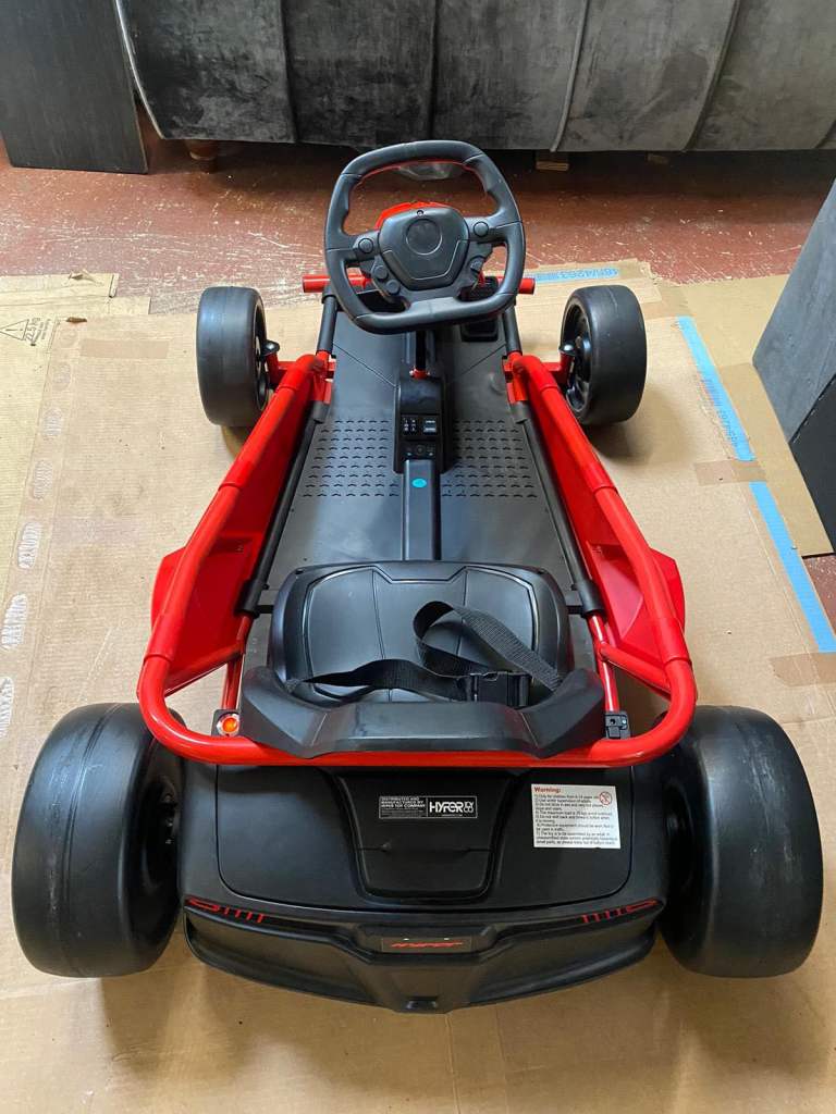 Hyper Drift Go Kart 24V Electric Rideca On - Red
