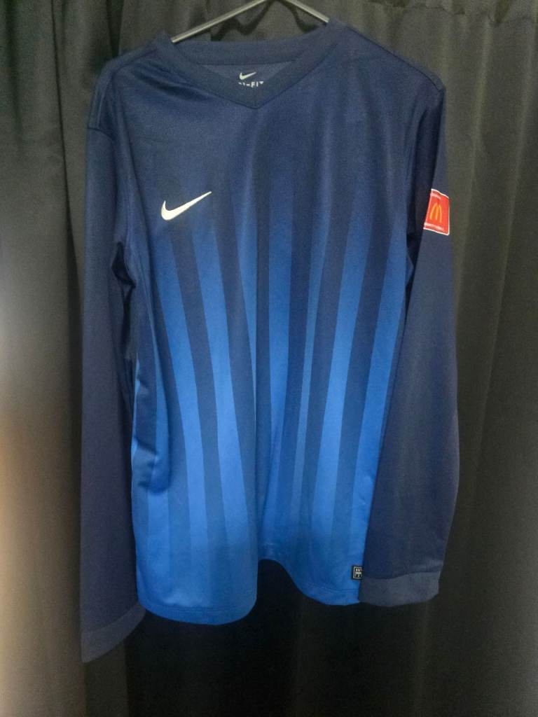 Nike Dri-FIT Long-Sleeve Football Jersey – Blue