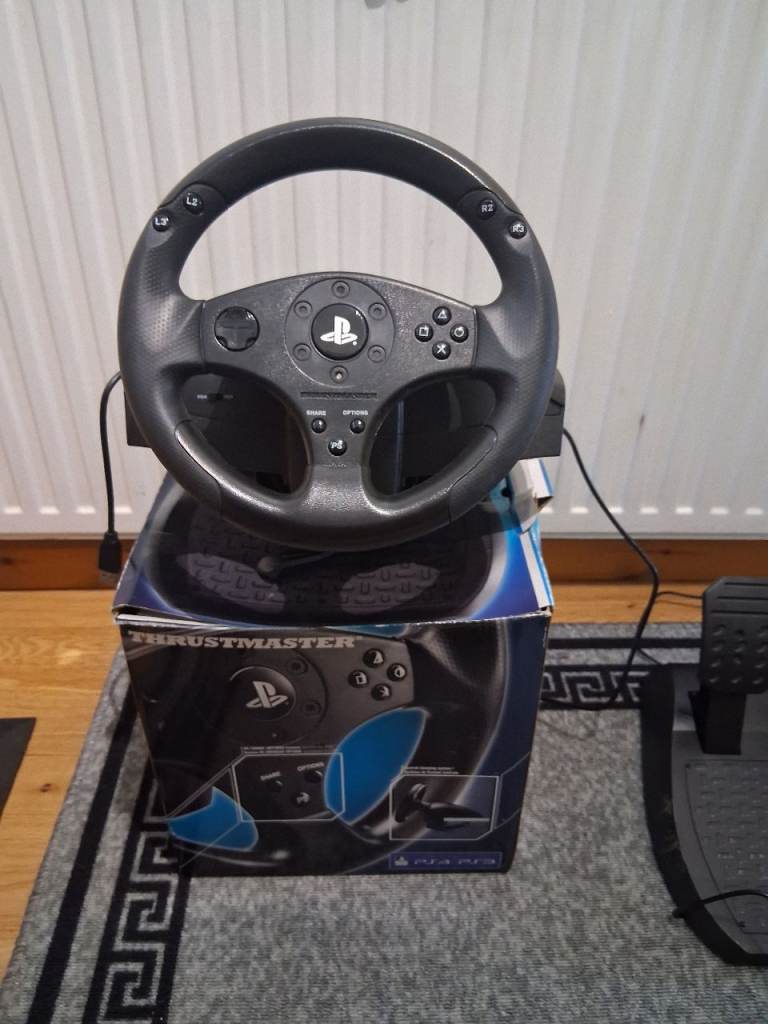 Thrustmaster Steering Wheel and Pedals PS3 PS4
