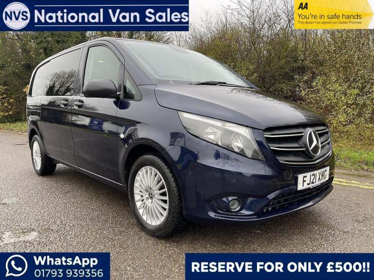 2021 Mercedes-Benz Vito 2.0 116 CDI Premium Crew Van G-Tronic RWD L1 Euro 6 (s/s) 5dr PANEL VAN D...