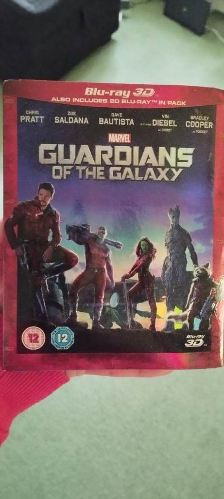Guardians of the Galaxy Blu-ray 3D Film – Good Condition
